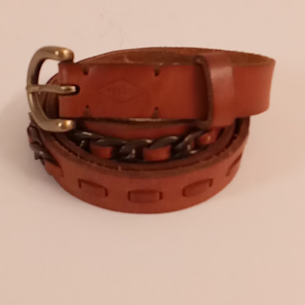 Fossil Boho Leather Size L Tan Color - image 1